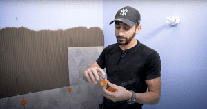 Pose du carrelage ou faience au mur
