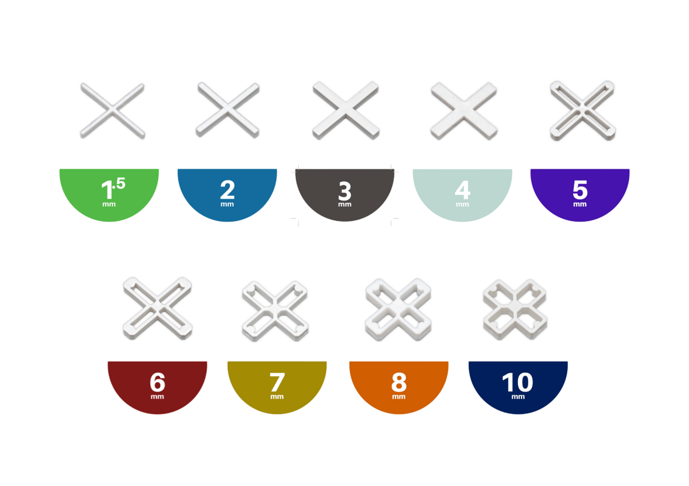 VOEGRBEEDTE 1,5 MM TOT 10 MM