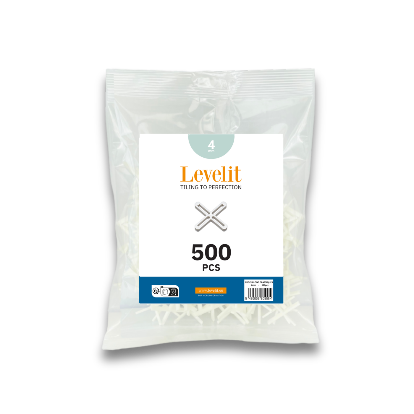 Klassieke tegelkruisjes (500 stuks)