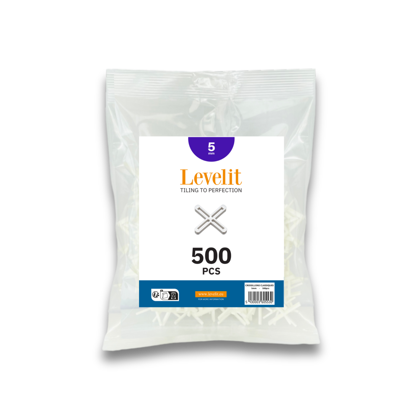 Klassieke tegelkruisjes (500 stuks)