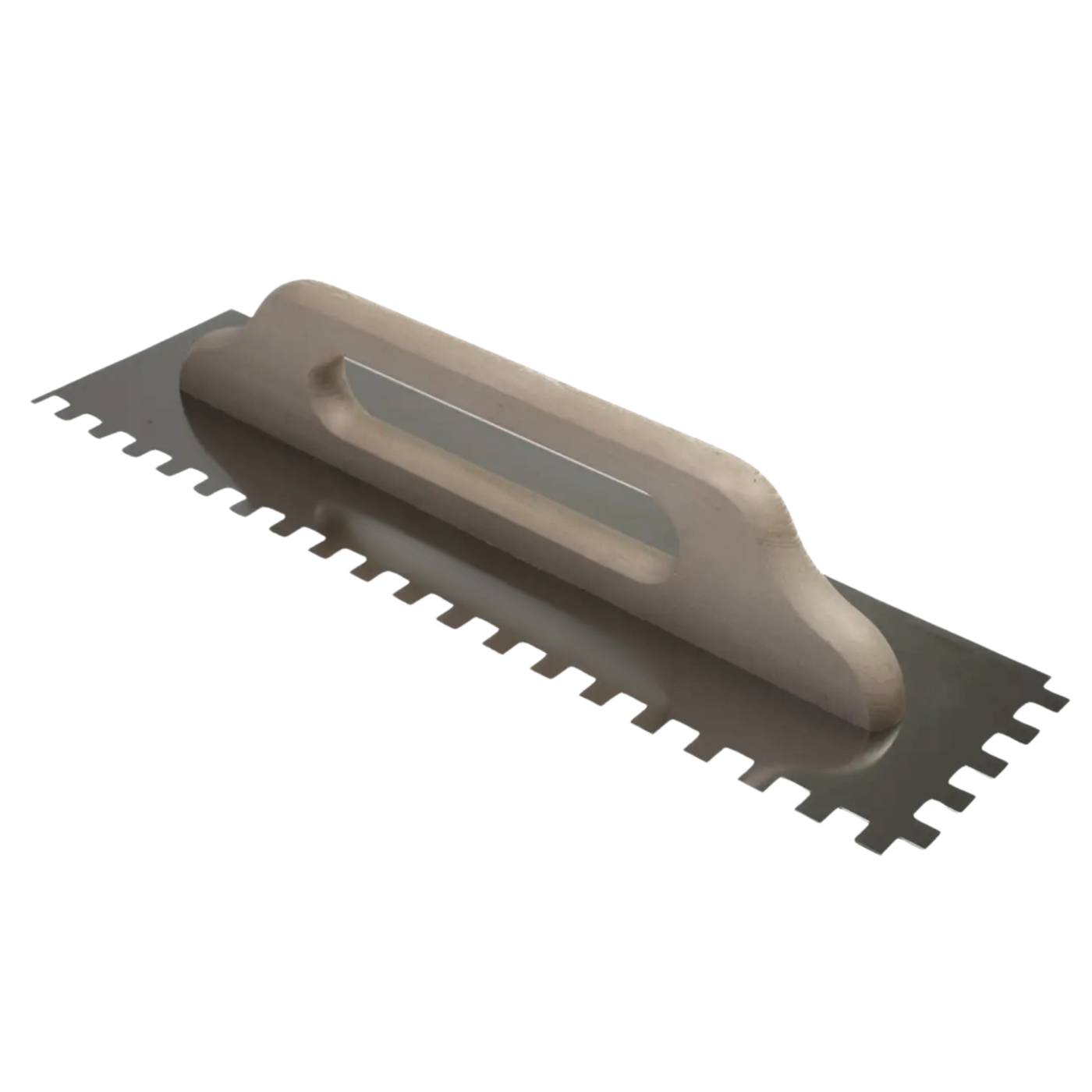 Zahnspachtel Edelstahl 480 mm (15×15)