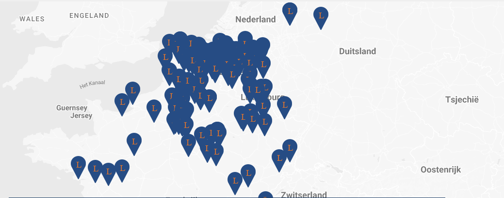 Vind een Levelit-verdeler in uw regio